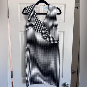 J. McLaughlin Kathryn Dress Navy Gingham - 8